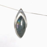 Rainbow Labradorite Marquise Pendant BTP-108