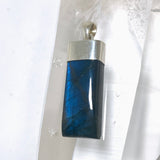 Rainbow Labradorite Rectangle Capped Pendant BTP-107
