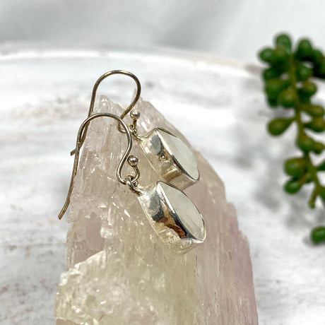 Rainbow Moonstone faceted teardrop earrings KEGJ796 - Nature's Magick