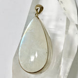 Rainbow Moonstone Teardrop Cabochon Pendant BTP-93