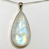 Rainbow Moonstone Teardrop Cabochon Pendant BTP-93