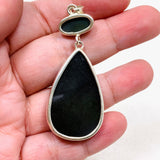 Rainbow Obsidian Double Stone Teardrop Pendant KPGJ3603 - Nature's Magick