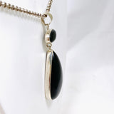 Rainbow Obsidian Double Stone Teardrop Pendant KPGJ3603 - Nature's Magick