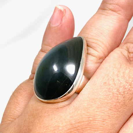 Rainbow Obsidian Freeform Ring Size 11 KRGJ2812 - Nature's Magick