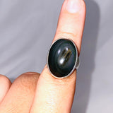 Rainbow Obsidian Oval Ring Size 8 KRGJ2817 - Nature's Magick