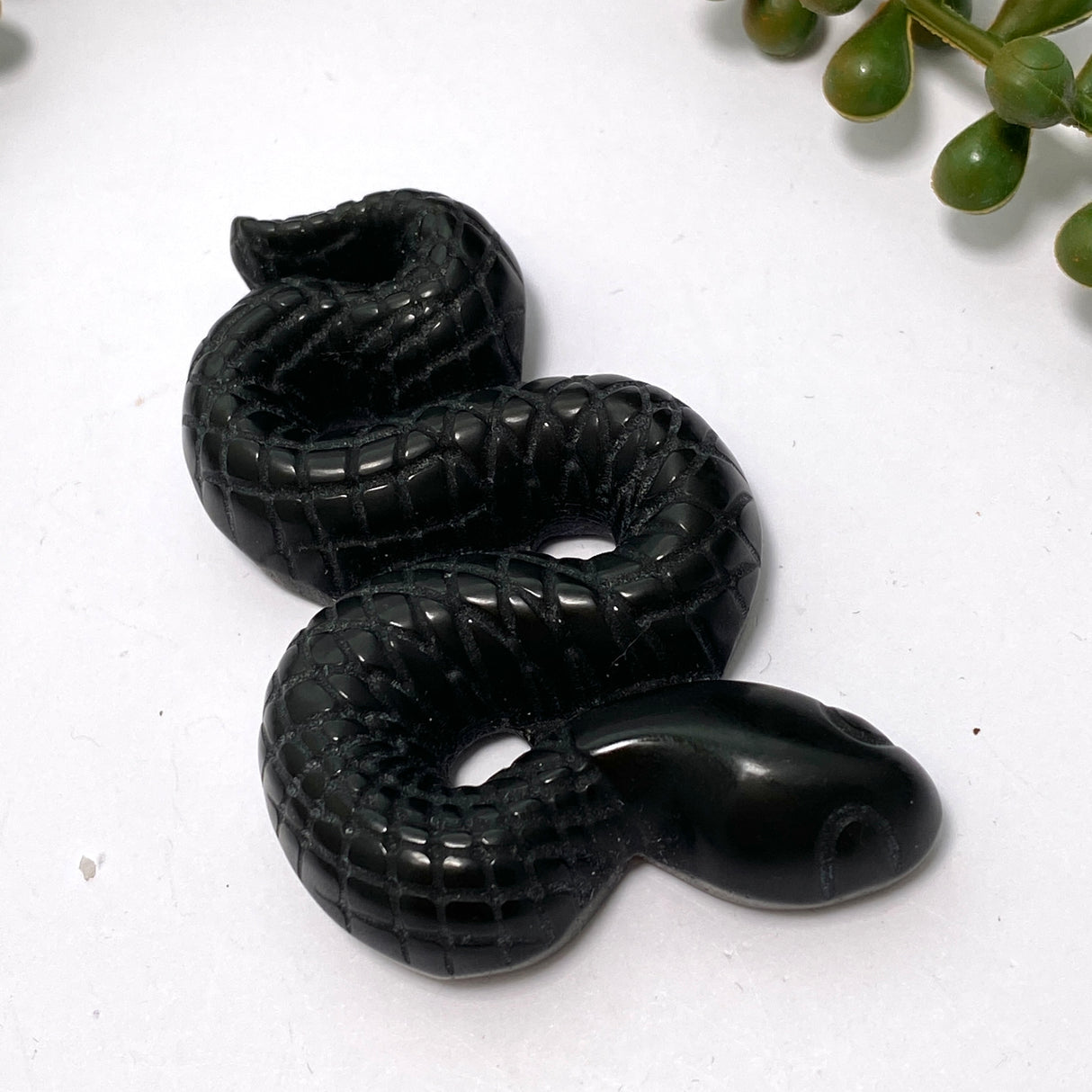 Rainbow Obsidian slithering snake ROSNM-01