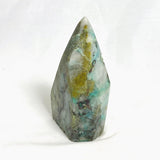 Rare Ajoite with Quartz and Other Minerals Polished Point CR3408 - Nature's Magick