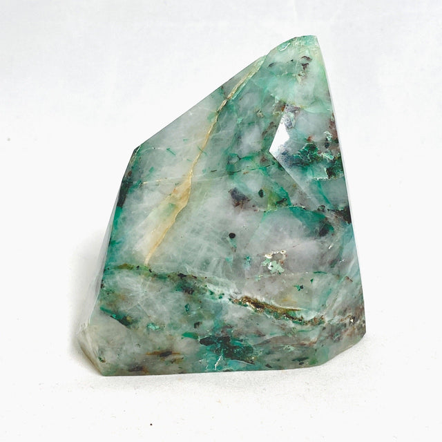 Rare Ajoite with Quartz and Other Minerals Polished Point CR3409 - Nature's Magick