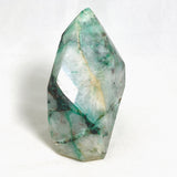 Rare Ajoite with Quartz and Other Minerals Polished Point CR3409 - Nature's Magick