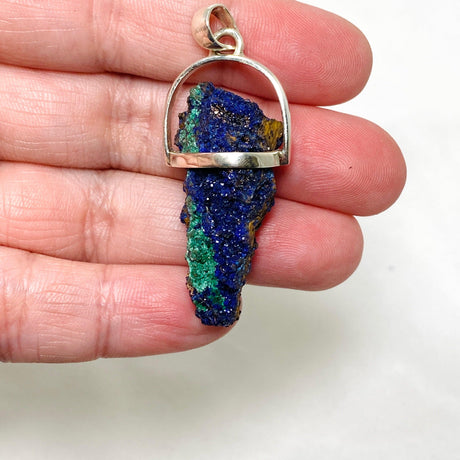 Raw Azurite and Malachite Pendant PPGJ775 - Nature's Magick