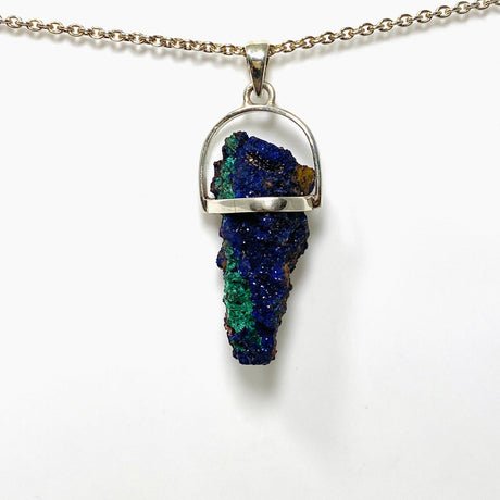 Raw Azurite and Malachite Pendant PPGJ775 - Nature's Magick