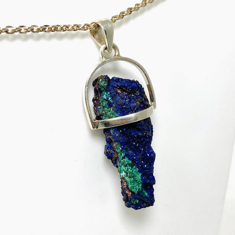 Raw Azurite and Malachite Pendant PPGJ775 - Nature's Magick