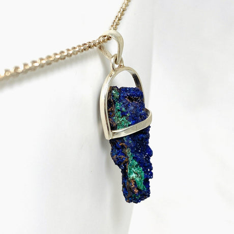 Raw Azurite and Malachite Pendant PPGJ775 - Nature's Magick