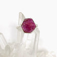 Raw Ruby Hexagonal Fine Band Ring R3-HEX - Nature's Magick