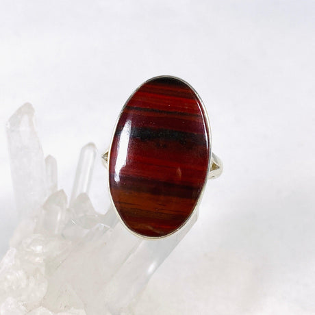 Red Jasper Oval Ring Size 11 KRGJ3086 - Nature's Magick