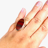 Red Jasper Oval Ring Size 11 KRGJ3086 - Nature's Magick