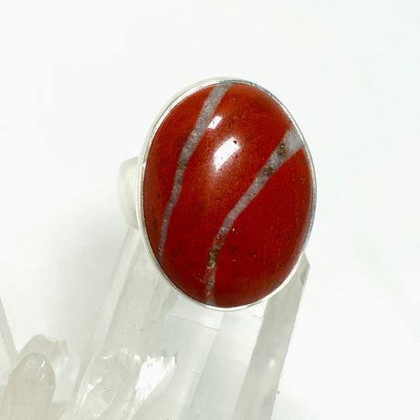 Red Jasper Oval Ring Size 9 KRGJ3238 - Nature's Magick