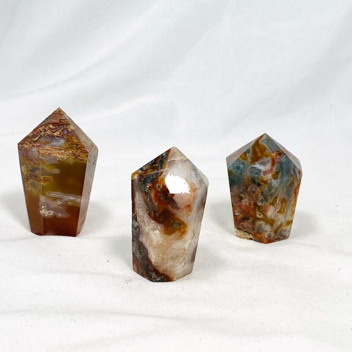 Red Moss Agate Point - Nature's Magick