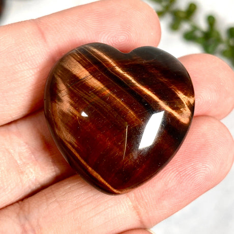 Red Tigers Eye heart - Nature's Magick