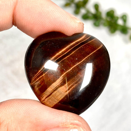 Red Tigers Eye heart - Nature's Magick