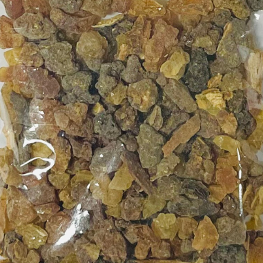 Package of Moondance resin and wood incenses labeled 'Myrrh' on a white background