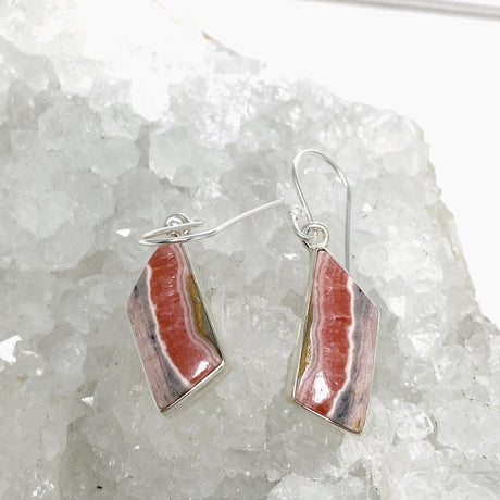 Rhodochrosite Freeform Earrings KEGJ1462 - Nature's Magick