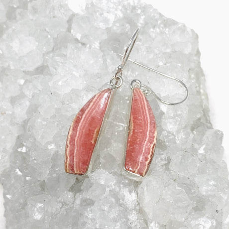 Rhodochrosite Freeform Earrings KEGJ1463 - Nature's Magick