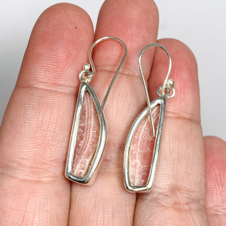 Rhodochrosite Freeform Earrings KEGJ1463 - Nature's Magick