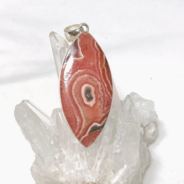 Rhodochrosite Marquise Pendant KPGJ4330 - Nature's Magick