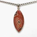 Rhodochrosite Marquise Pendant KPGJ4330 - Nature's Magick