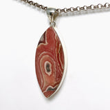 Rhodochrosite Marquise Pendant KPGJ4330 - Nature's Magick