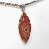 Rhodochrosite Marquise Pendant KPGJ4330 - Nature's Magick