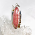 Rhodochrosite Marquise Pendant with Brass Accents KPGJ4332 - Nature's Magick