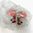 Rhodochrosite Moonstone and Pink Tourmaline Multistone Earrings KEGJ1464 - Nature's Magick