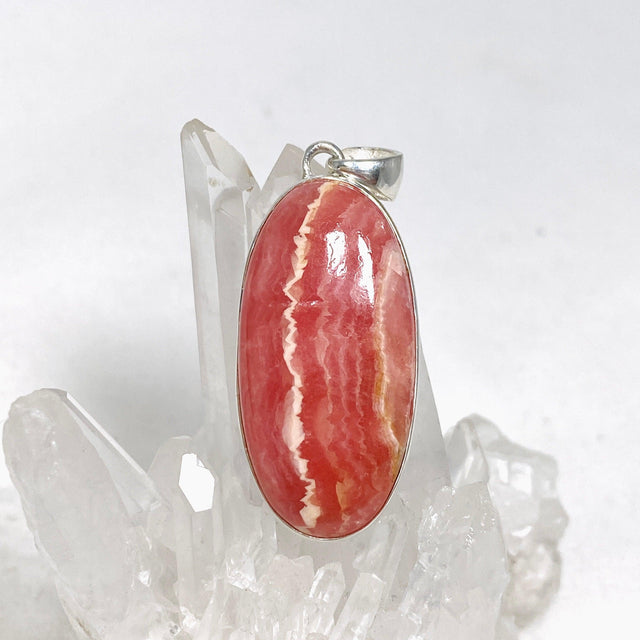 Rhodochrosite Oval Pendant KPGJ4319 - Nature's Magick