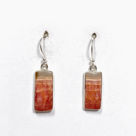 Rhodochrosite Rectangular Earrings KEGJ1456 - Nature's Magick