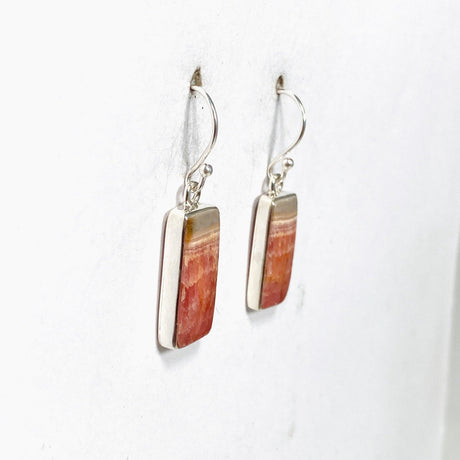 Rhodochrosite Rectangular Earrings KEGJ1456 - Nature's Magick