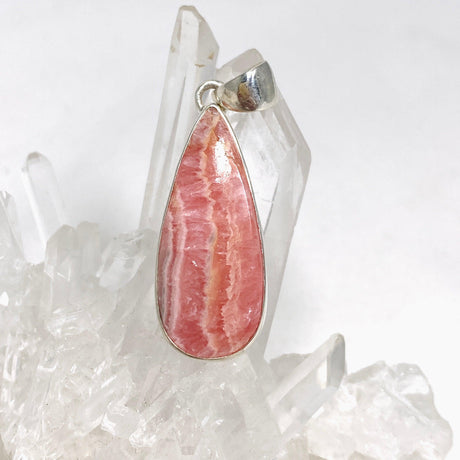 Rhodochrosite Teardrop Pendant KPGJ4328 - Nature's Magick