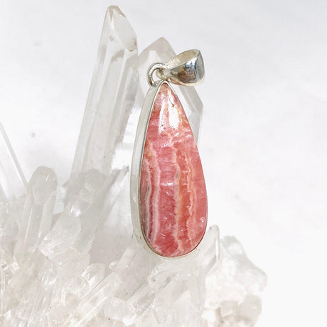 Rhodochrosite Teardrop Pendant KPGJ4328 - Nature's Magick