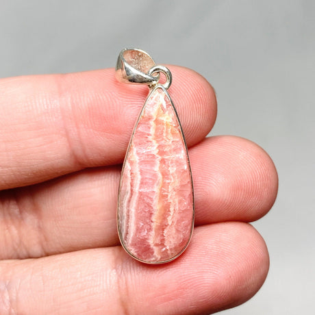 Rhodochrosite Teardrop Pendant KPGJ4328 - Nature's Magick