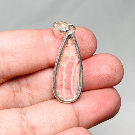 Rhodochrosite Teardrop Pendant KPGJ4328 - Nature's Magick