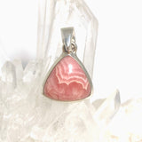 Rhodochrosite Triangular Cabochon Pendant PPGJ1306