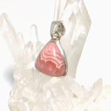 Rhodochrosite Triangular Cabochon Pendant PPGJ1306