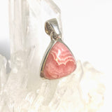 Rhodochrosite Triangular Cabochon Pendant PPGJ1306