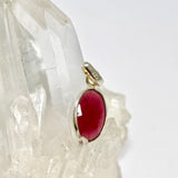 Rhodolite Garnet Oval Faceted Pendant PPGJ1153