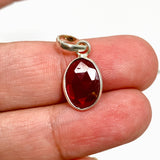 Rhodolite Garnet Oval Faceted Pendant PPGJ1153