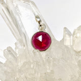 Rhodolite Garnet Round Faceted Pendant PPGJ1154