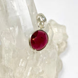 Rhodolite Garnet Round Faceted Pendant PPGJ1154