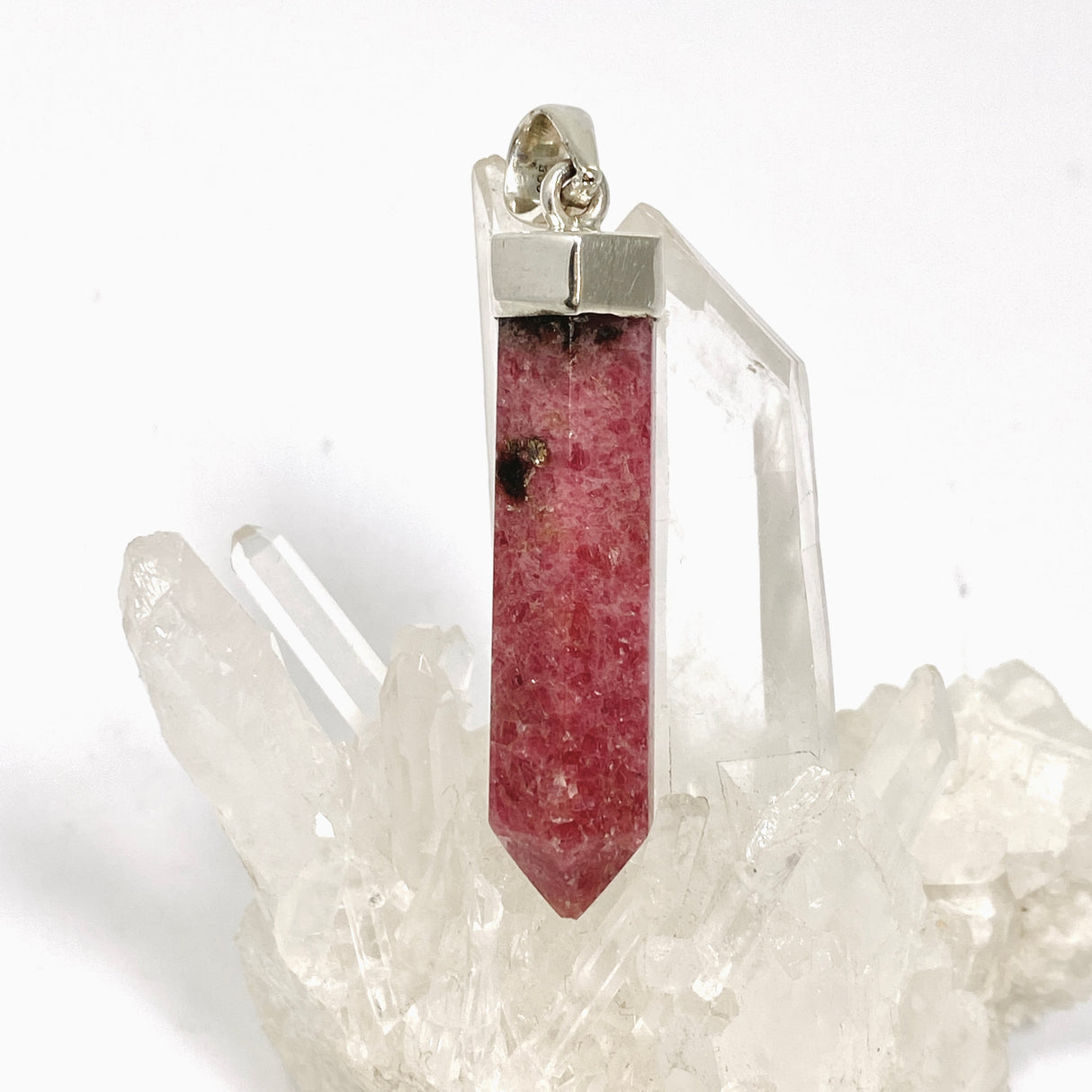 Rhodonite Capped Point Pendant PPGJ1236