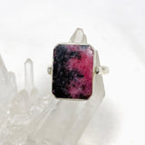 Rhodonite Rectangle Ring Size 11 KRGJ3213 - Nature's Magick